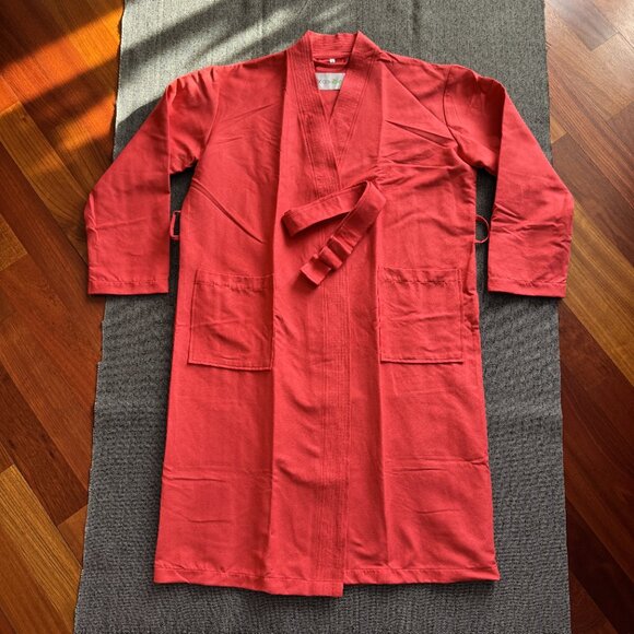 NEW Red Unisex Wrap Robe Soft Microfiber - Picture 13 of 15